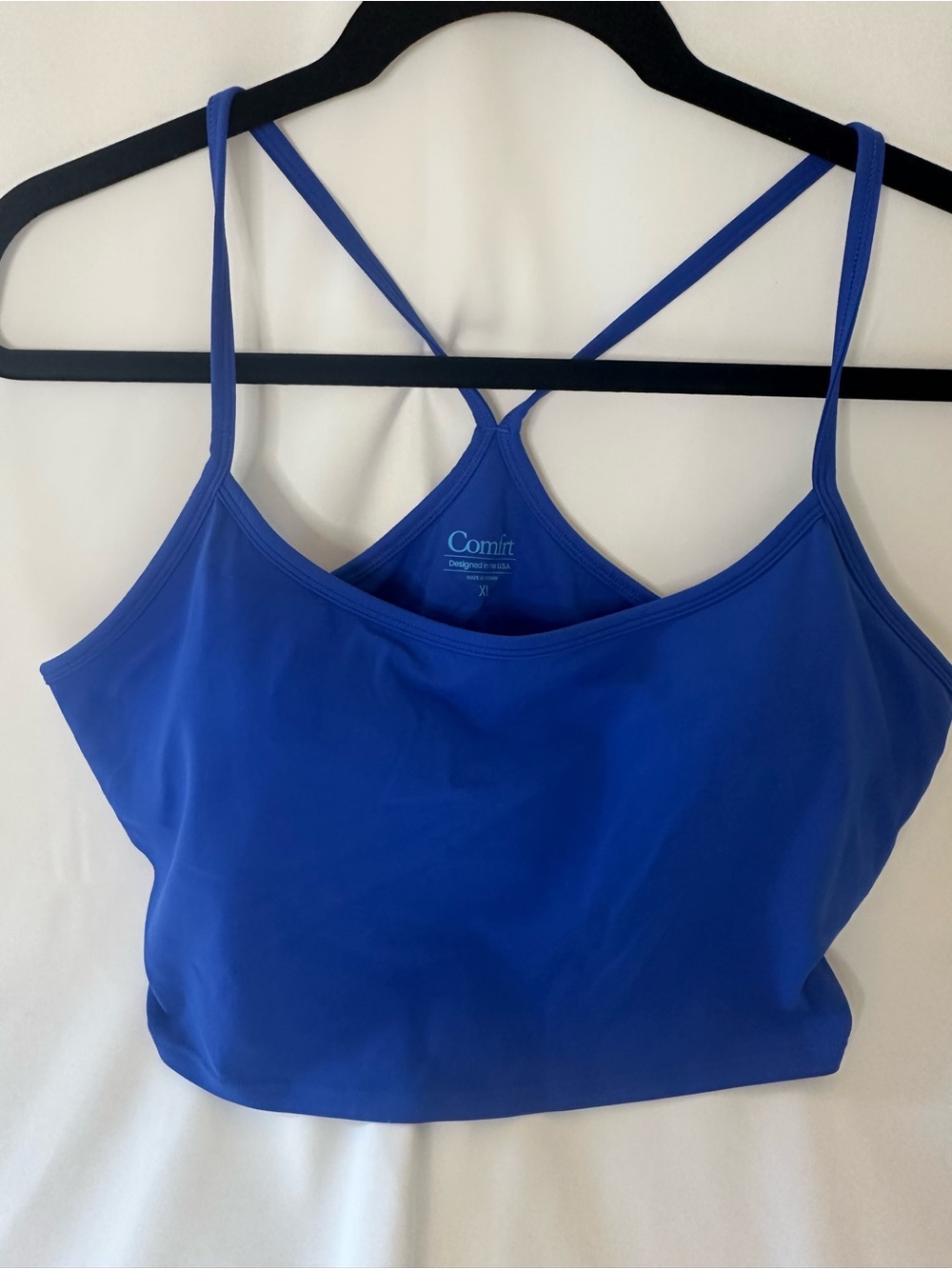 ComfrtCore Extra Large New Cobalt Blue Strappy Athletic Tank